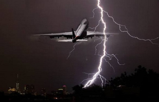 Passanger plane carrying TSL team Kayserispor players hit by lightning