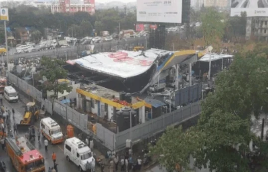 Mumbai billboard collapse crushes homes and cars, kills at least 14 - VIDEO -UPDATED 