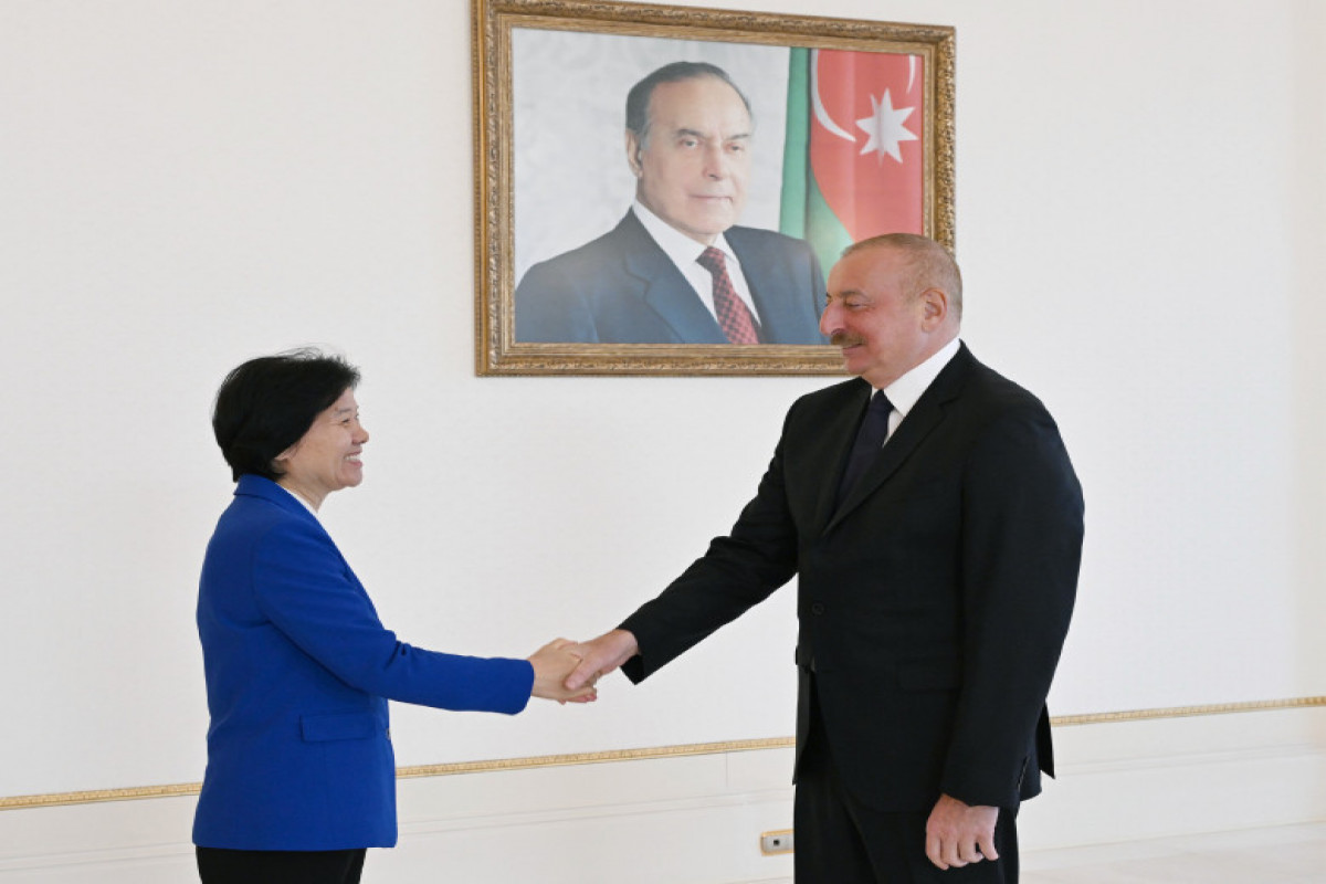 President Ilham Aliyev received Vice-Chairperson of the National Committee of the Chinese People's Political Consultative Conference-UPDATED