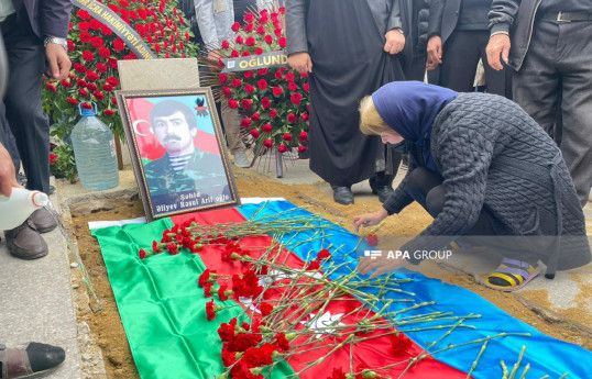 Remains of martyr who went missing in I Garabagh War and was identified 30 years later were buried in Azerbaijan's Sumgait -PHOTO 