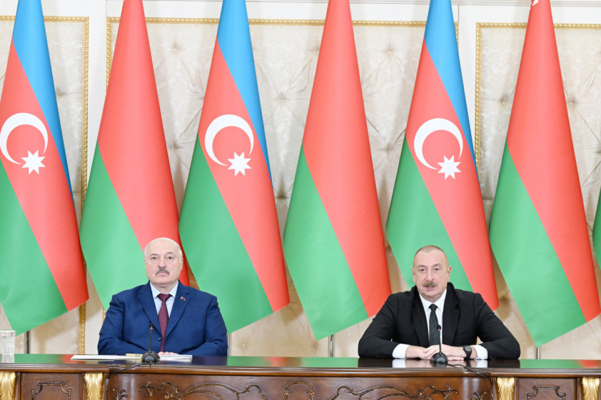President Ilham Aliyev and President of Belarus made press statements -<span class="red_color">UPDATED-1