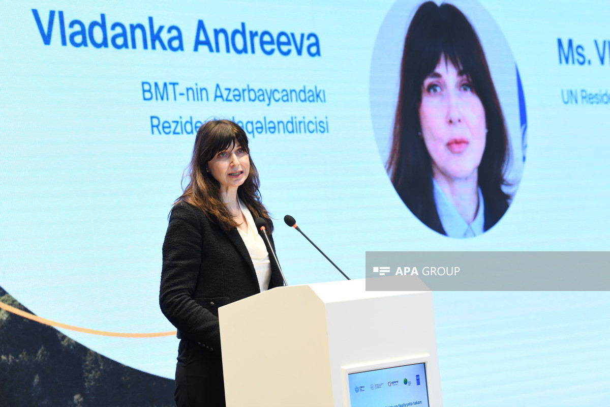 Vladanka Andreeva, the resident coordinator of the United Nations to Azerbaijan