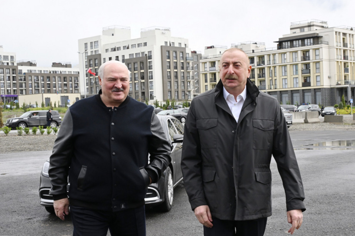 Aleksandr Lukashenko, President of the Republic of Belarus and Ilham Aliyev, President of the Republic of Azerbaijan