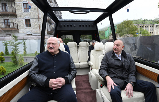 Aleksandr Lukashenko, President of the Republic of Belarus and Ilham Aliyev, President of the Republic of Azerbaijan