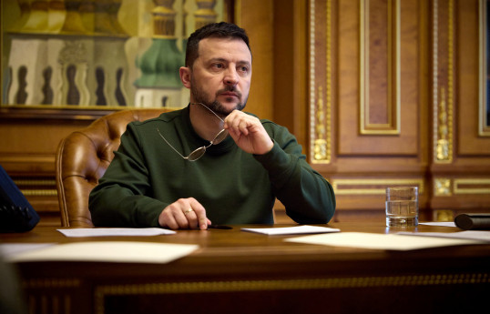 Ukrainian President Volodymyr Zelenskiy