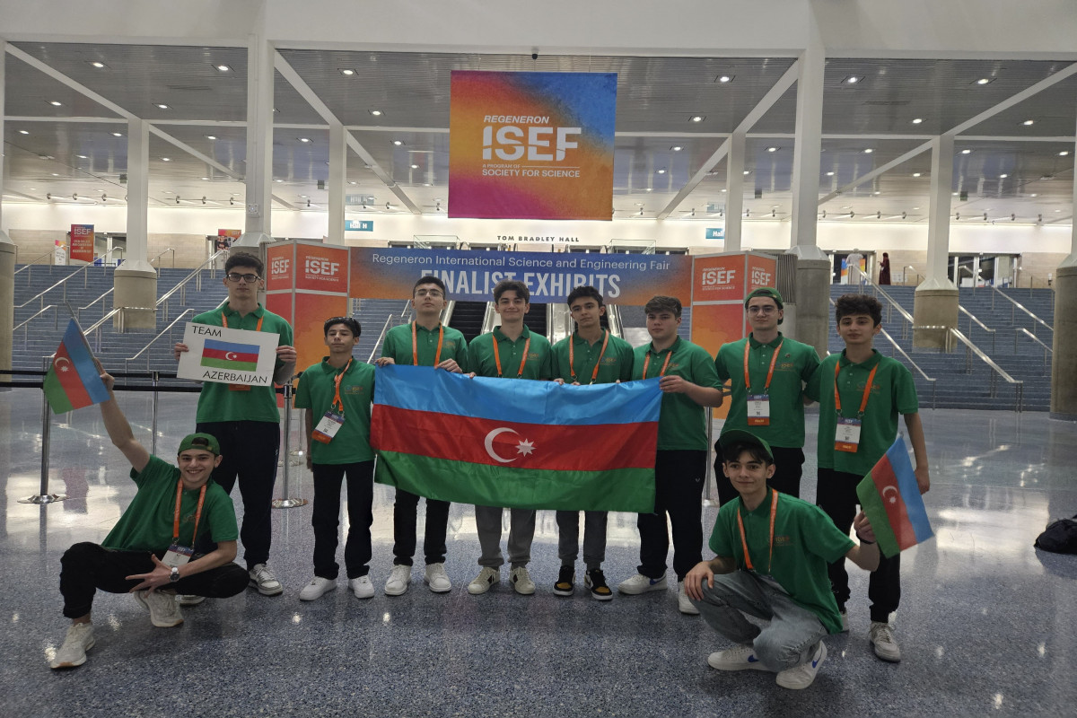 Azerbaijani students won medal at US-based Regeneron International Science and Engineering Fair (ISEF) for the first time