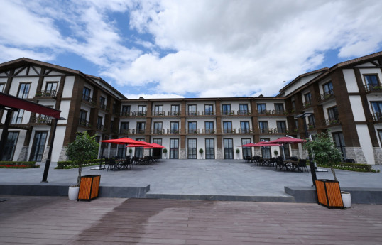 Azerbaijani President and First Lady attended inauguration of Aghali hotel in Zangilan district-UPDATED 