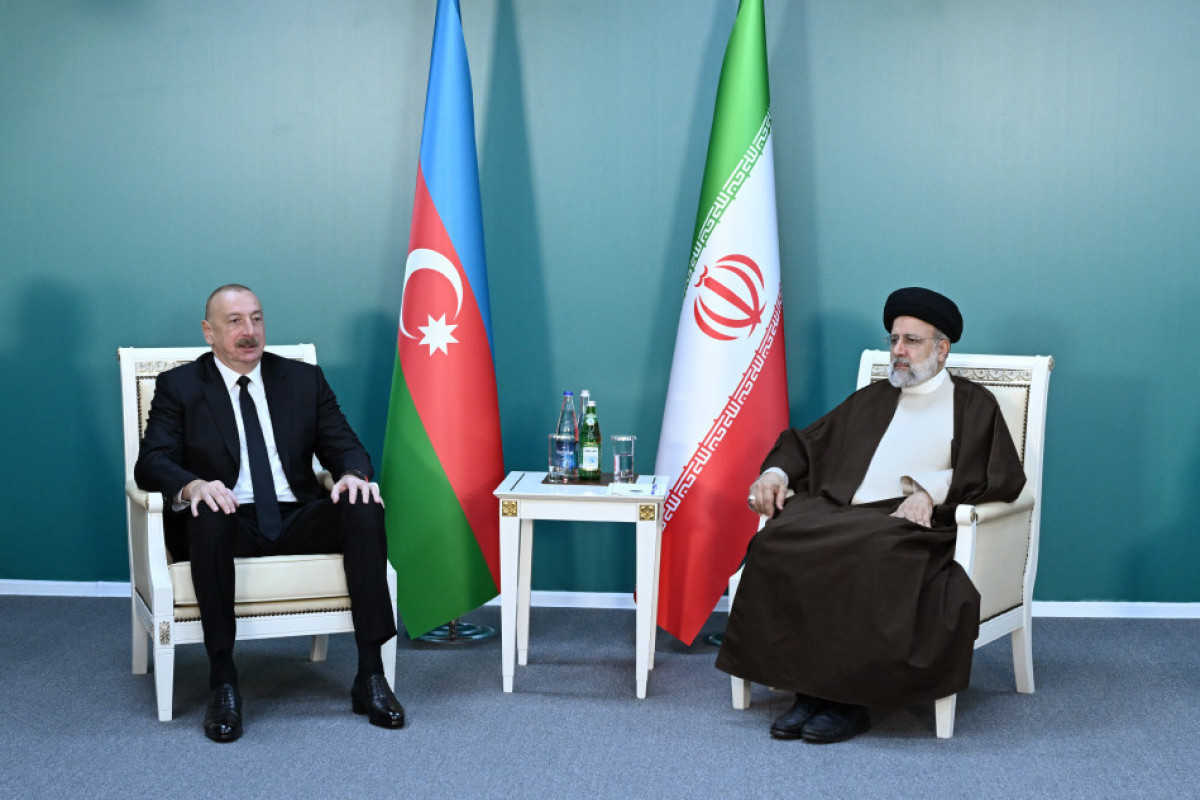 Meeting between President Ilham Aliyev, President Ebrahim Raisi kicks off at Azerbaijani-Iranian border-<span class="red_color">PHOTO