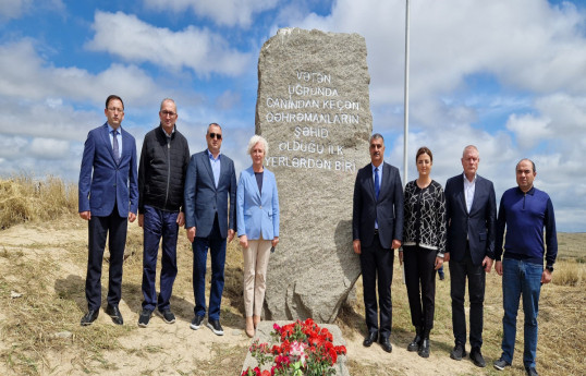 Speaker of Latvian Parliament arrives in Fuzuli-PHOTO 