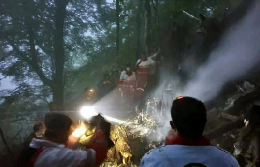 Reuters: Helicopter of the President of Iran, Ibrahim Raisi, was completely burnt as a result of the accident -VIDEO 