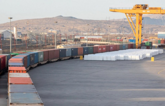 Azerbaijan accounted for 22.9% of rail freight sent to Georgia this year