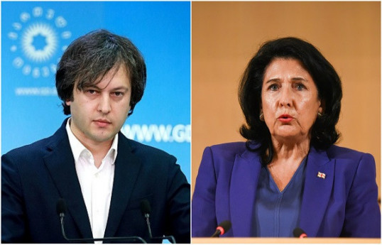 Georgian PM criticized Zourabishvili for vetoing foreign influence law-UPDATED 