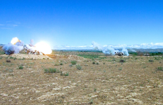 Live-fire tactical exercise with Artillery units in Azerbaijan Army ended -VIDEO 