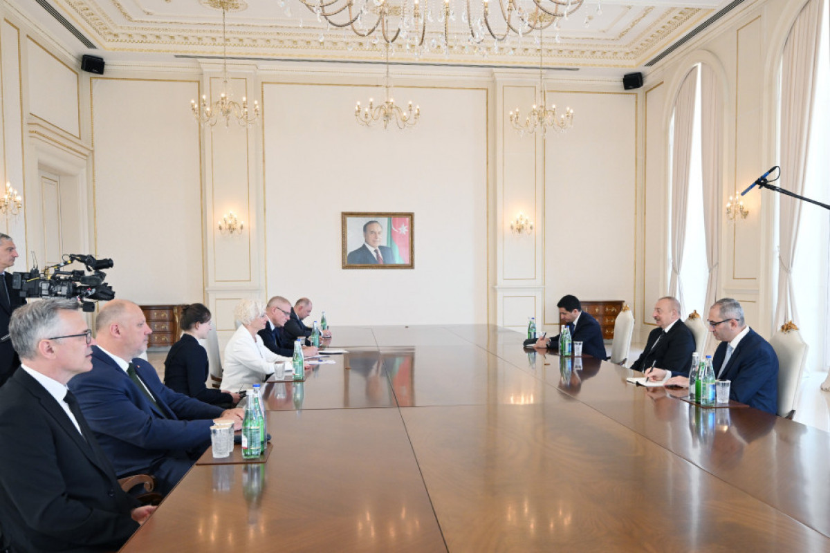 President Ilham Aliyev received Speaker of Latvian Saeima -UPDATED - Vimarsana News
