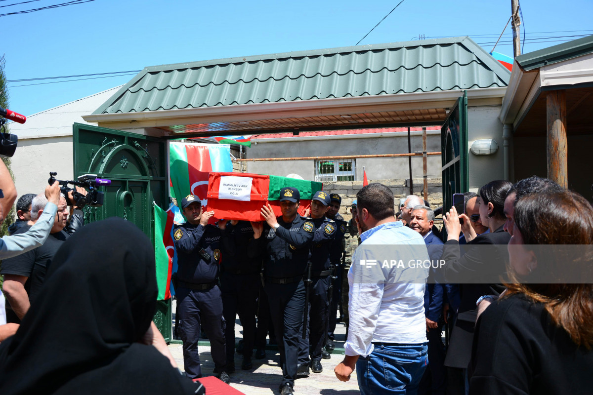 Remains of martyr Arif Imamaliyev, who went missing in the First Garabagh War, laid to rest -PHOTO 
