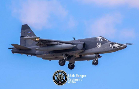 "Lachin" fighter aircraft, which was modernized by Türkiye delivered to Azerbaijan