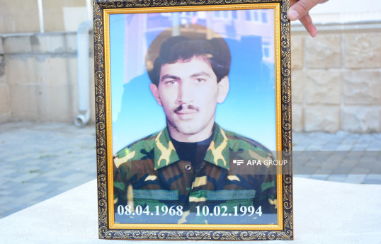 Remains of martyr Elshan Khasiyev, found 30 years later in Azerbaijan's Ganja, were laid to rest in Baku-PHOTO 