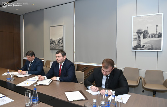 Azerbaijan's FM discussed regional security issues with new Ambassador of Ukraine