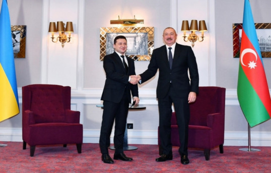 Volodymyr Zelenskyy, Ilham Aliyev