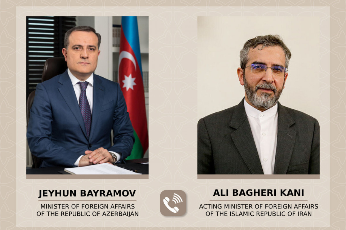 Azerbaijani FM makes phone call to Iran's acting Foreign Minister Ali Bagheri -UPDATED - Vimarsana News