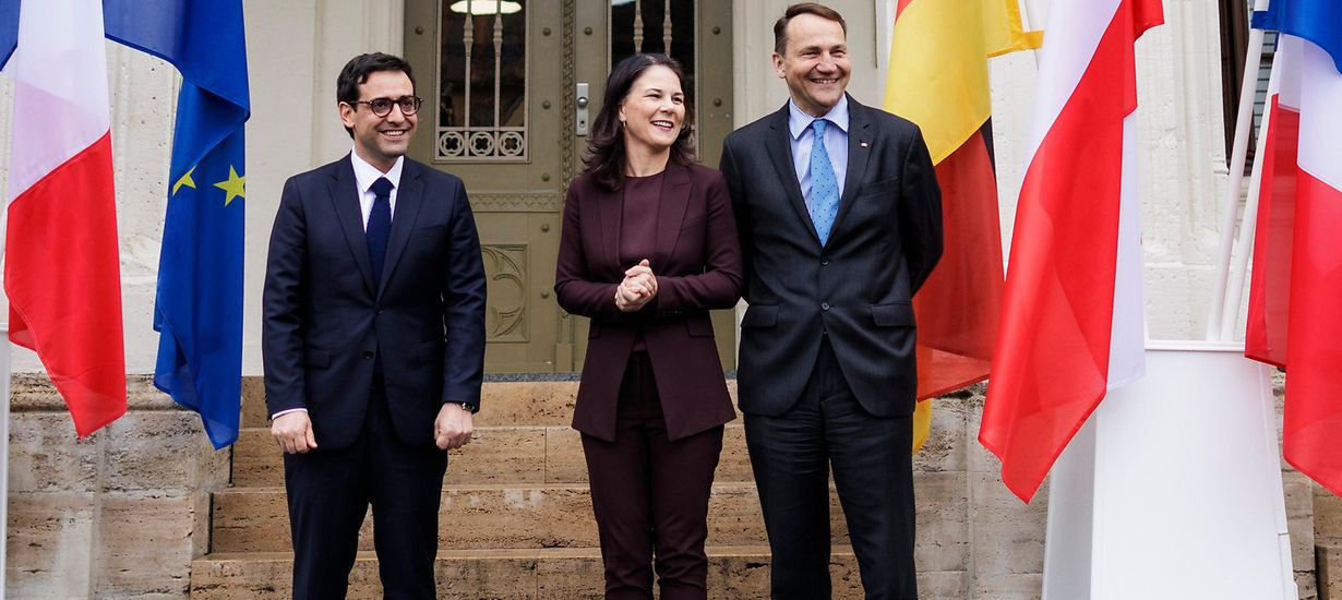Foreign Minister Baerbock welcomes her French and Polish counterparts for the Weimar Triangle meeting - Vimarsana News