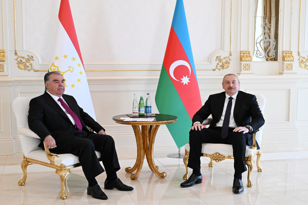 President of Azerbaijan Ilham Aliyev held one-on-one meeting with President of Tajikistan Emomali Rahmon-UPDATED 