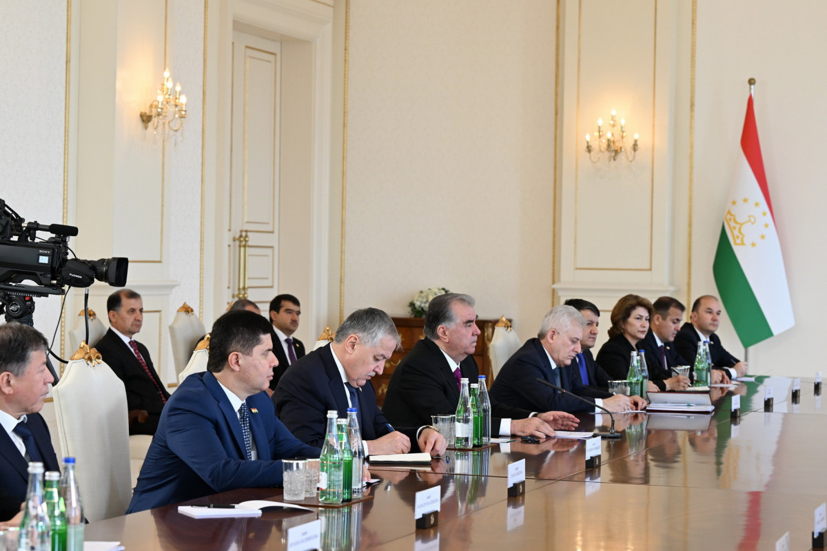 Azerbaijani and Tajikistani Presidents held expanded meeting-UPDATED 1 