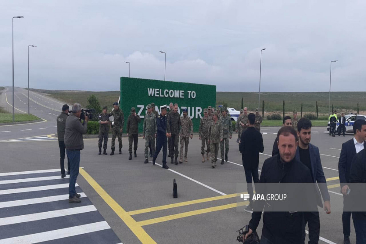 Members of diplomatic corps and military representatives accredited in Azerbaijan visit East Zangazur-PHOTO 