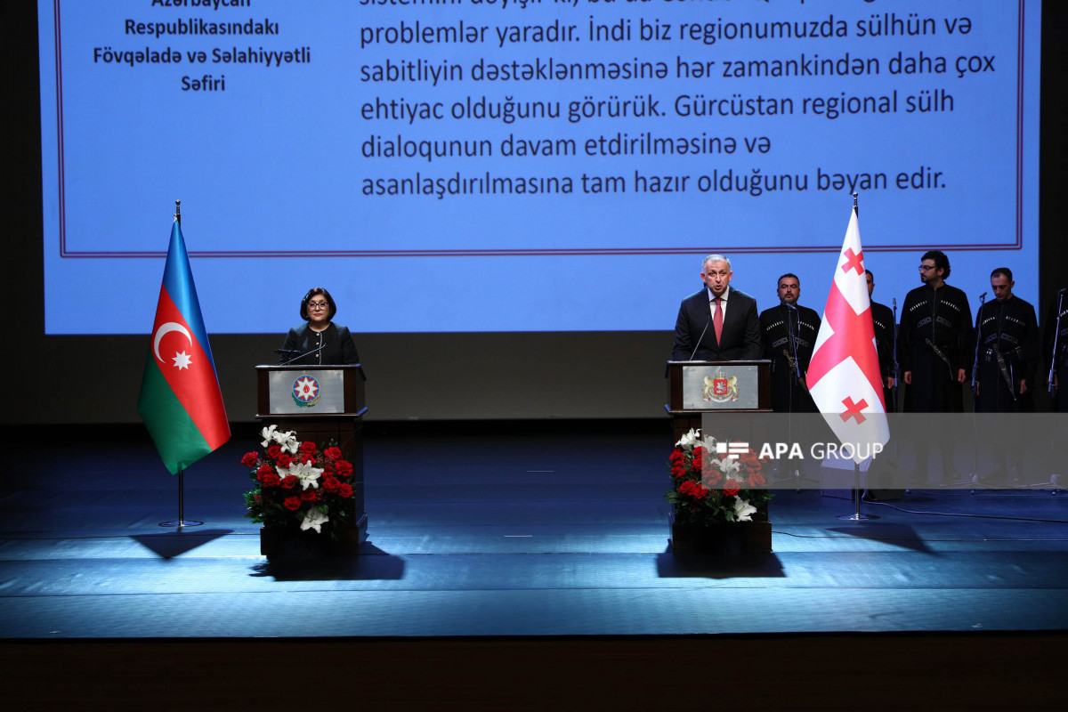 Speaker: "Efficient cooperation between Azerbaijan and Georgia is component of policy, carefully thought out many years ago"-PHOTO 