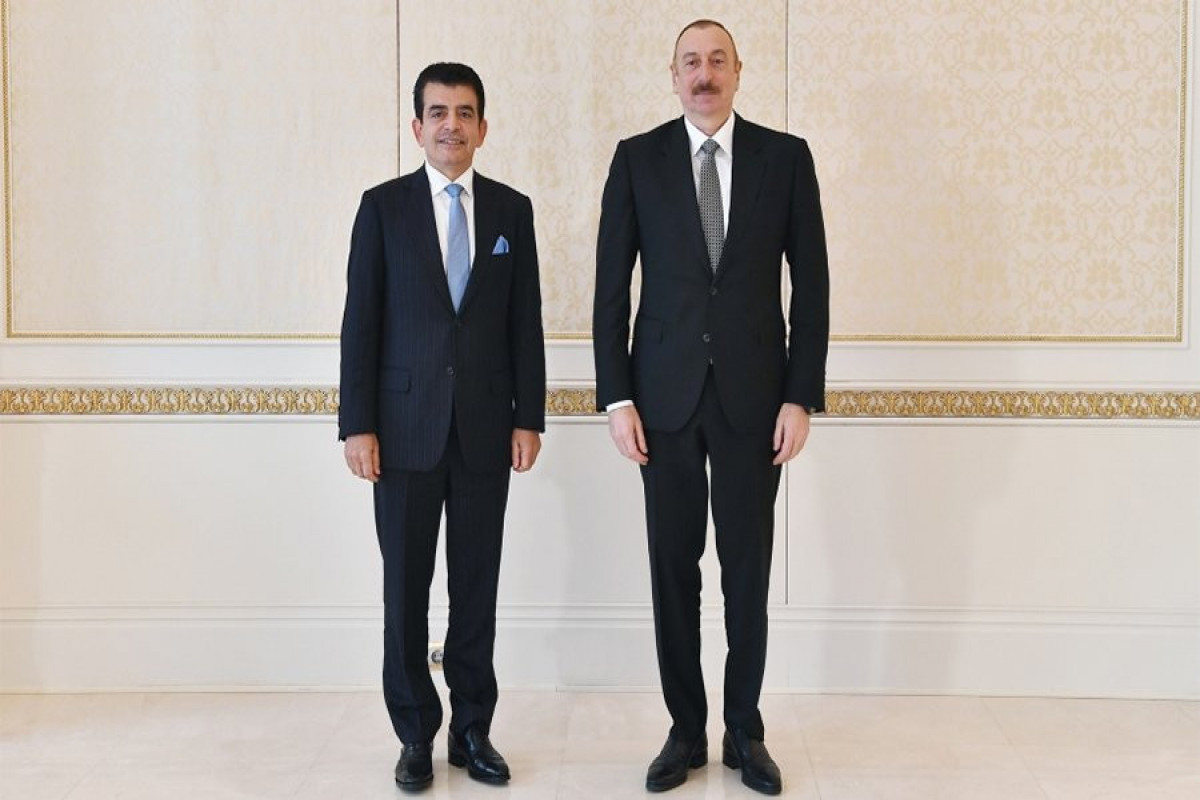 Salim bin Mohammed Almalik, Director-General of the ICESCO and Ilham Aliyev, President of the Republic of Azerbaijan
