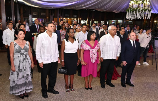 Cuba hosts reception on Independence Day of Azerbaijan