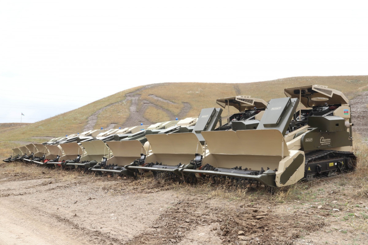 ANAMA involves 10 Azerbaijan-made demining machines in operations -PHOTO 