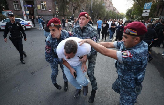 <span >Armenian police detain 226 people during disobedience protests-VIDEO -UPDATED-1 