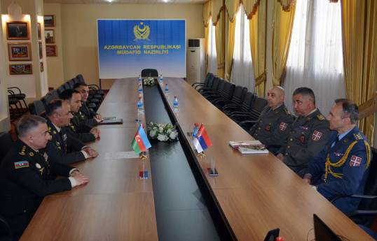 CIMIC experts from Azerbaijan and Serbia hold a meeting -PHOTO 