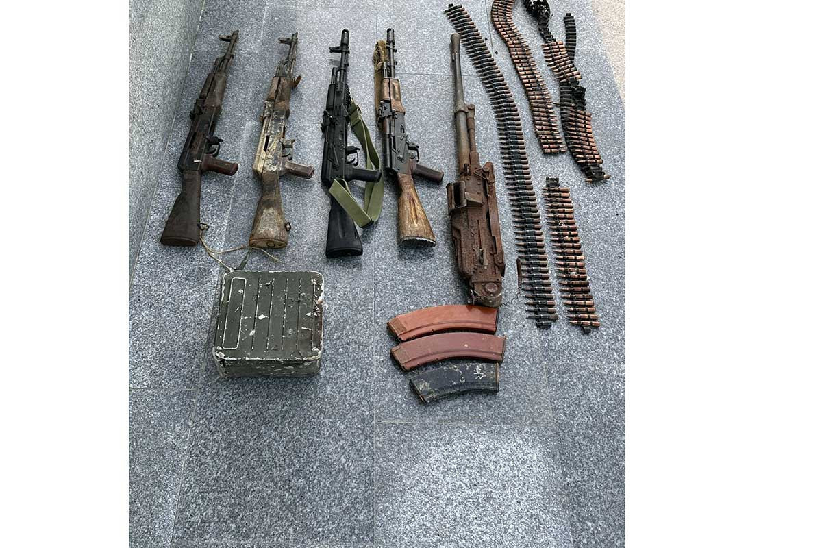 Azerbaijani police discovered numerous weapons in liberated territories - Vimarsana News