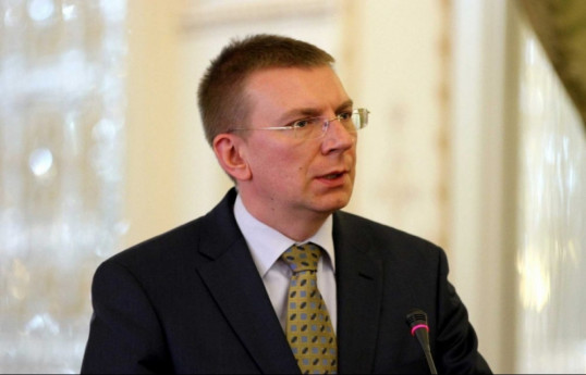 President of the Republic of Latvia Edgars Rinkēvičs