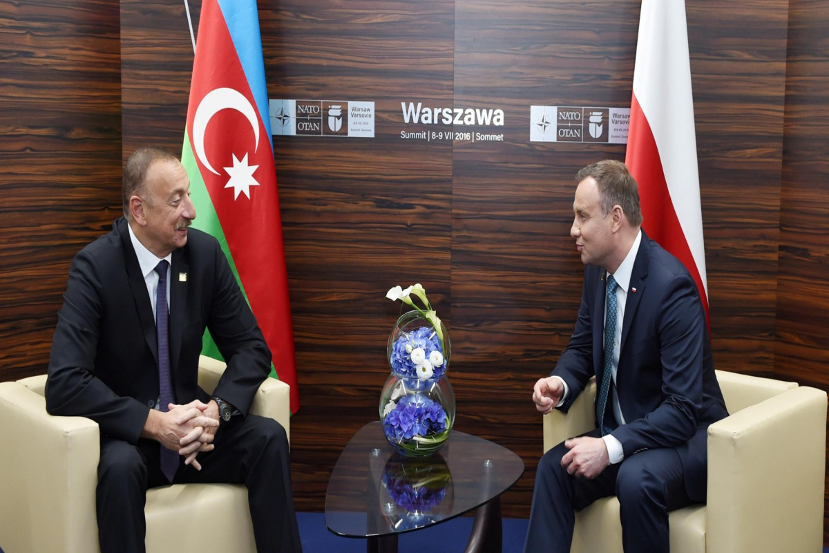 Ilham Aliyev, President of the Republic of Azerbaijan and Andrzej Duda, President of the Republic of Poland