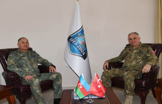 Chief of the General Staff of the Azerbaijan Army met with his Turkish counterpart