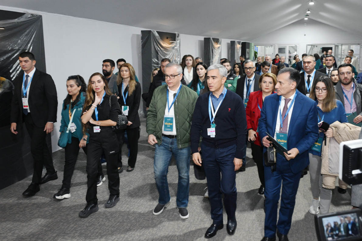 Media tour organized at Baku Stadium for COP29 preparations