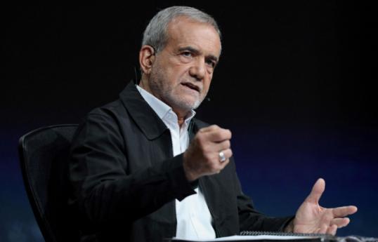 Iranian President Masoud Pezeshkian