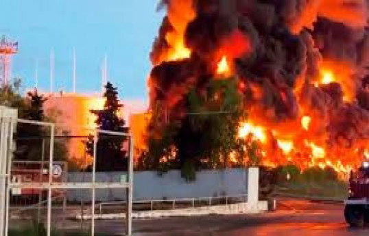 Fire breaks out at oil depot in Crimea, officials appointed by Russia say