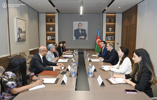 Azerbaijani FM discusses priorities of Azerbaijan's COP29 chairmanship with UN Deputy Secretary-General