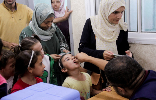 UN officials concerned about impact of north Gaza evacuation orders on polio campaign