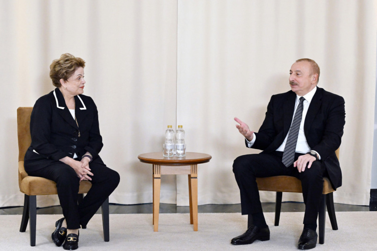 President of Azerbaijan Ilham Aliyev met with President of New Development Bank in Kazan - UPDATED