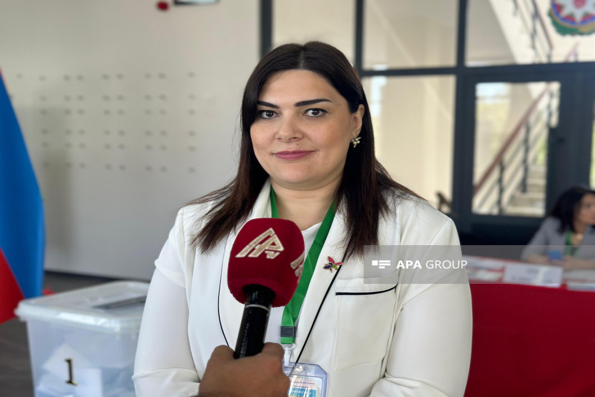 Sabina Gozalova, Head of polling station No. 46 in Shusha 