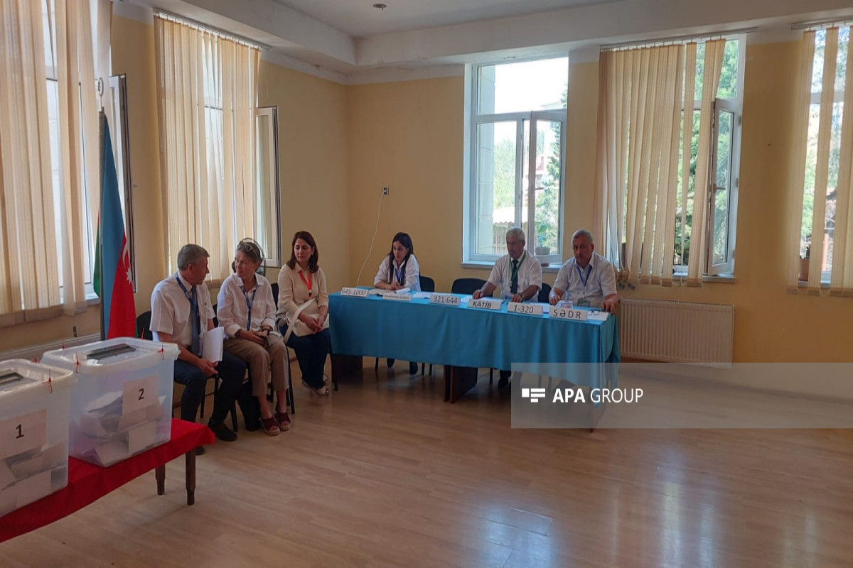 OSCE/ODIHR observers monitor parliamentary election in Lankaran-PHOTO 