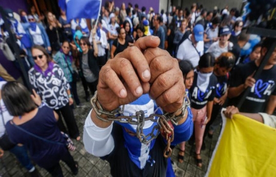 Nicaragua releases 135 political prisoners on humanitarian grounds