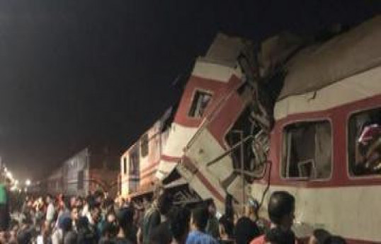 3 killed, 49 injured in train collision in Egypt - ministry