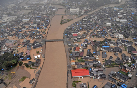 Record rains in Japan's quake-stricken Noto region kill at least one