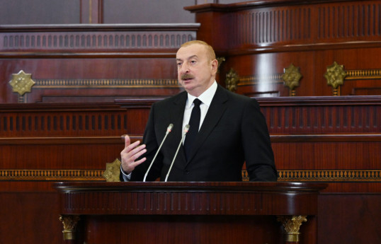 Ilham Aliyev, the President of the Republic of Azerbaijan